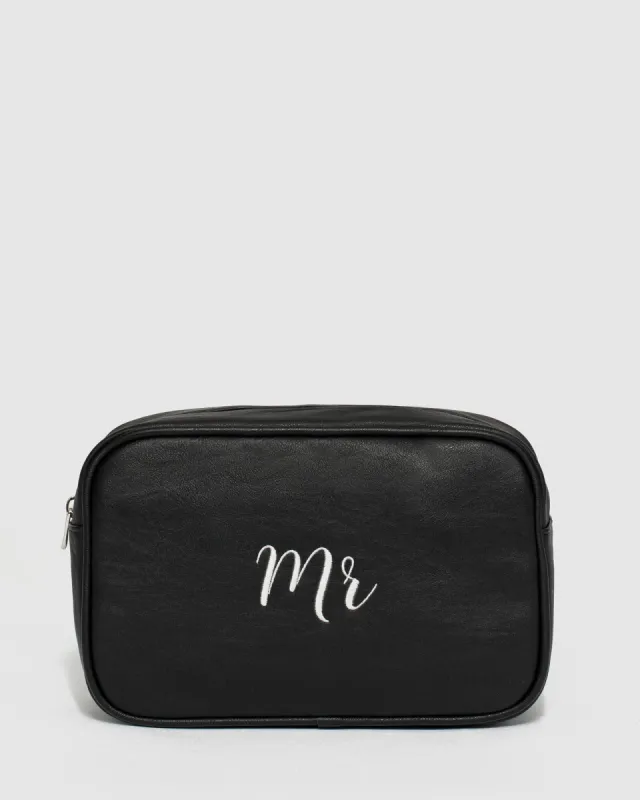 Black Mr Cosmetic Case sold by Collete Hayman