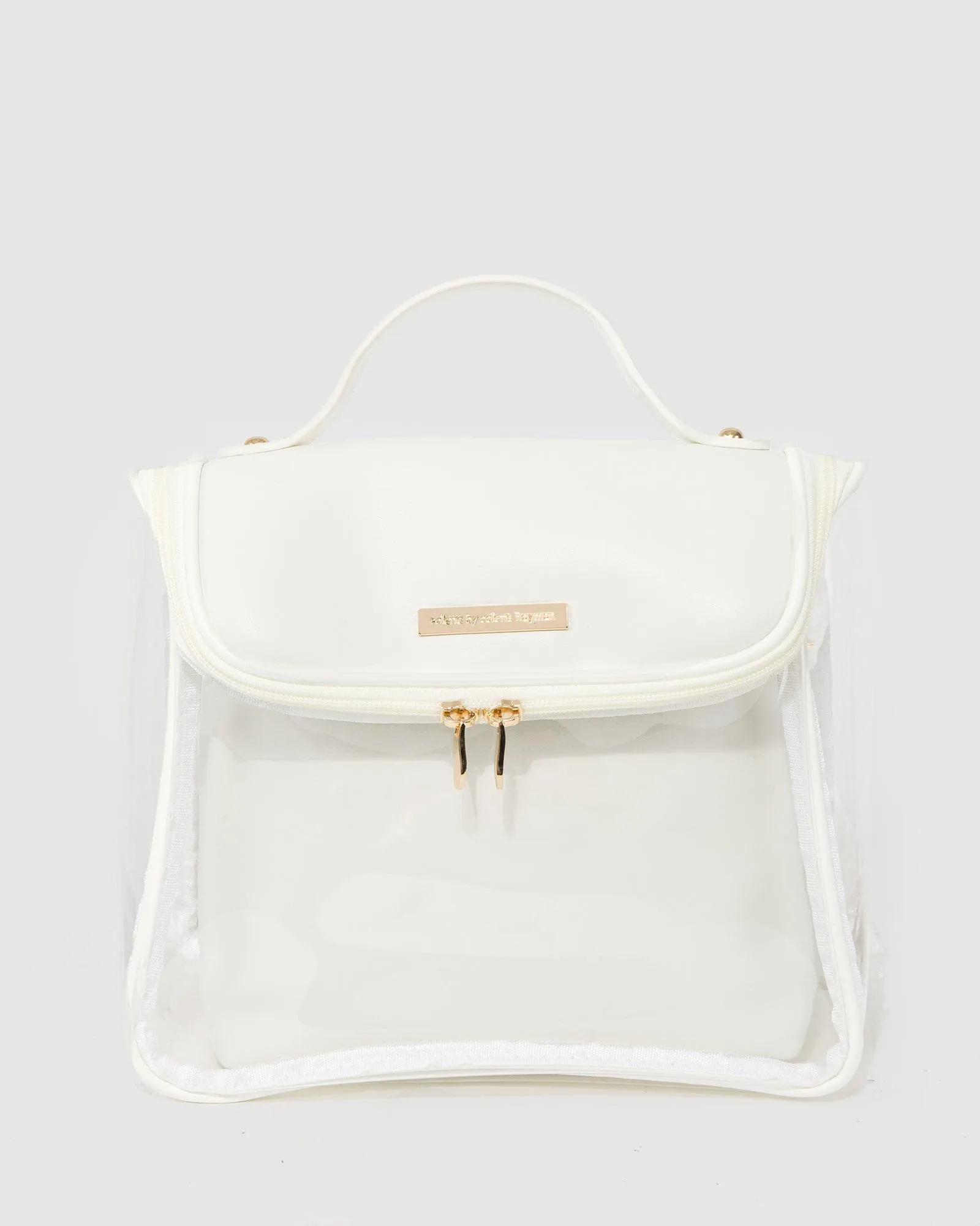 White Cara 2 Piece Cosmetic Case sold by Collete Hayman