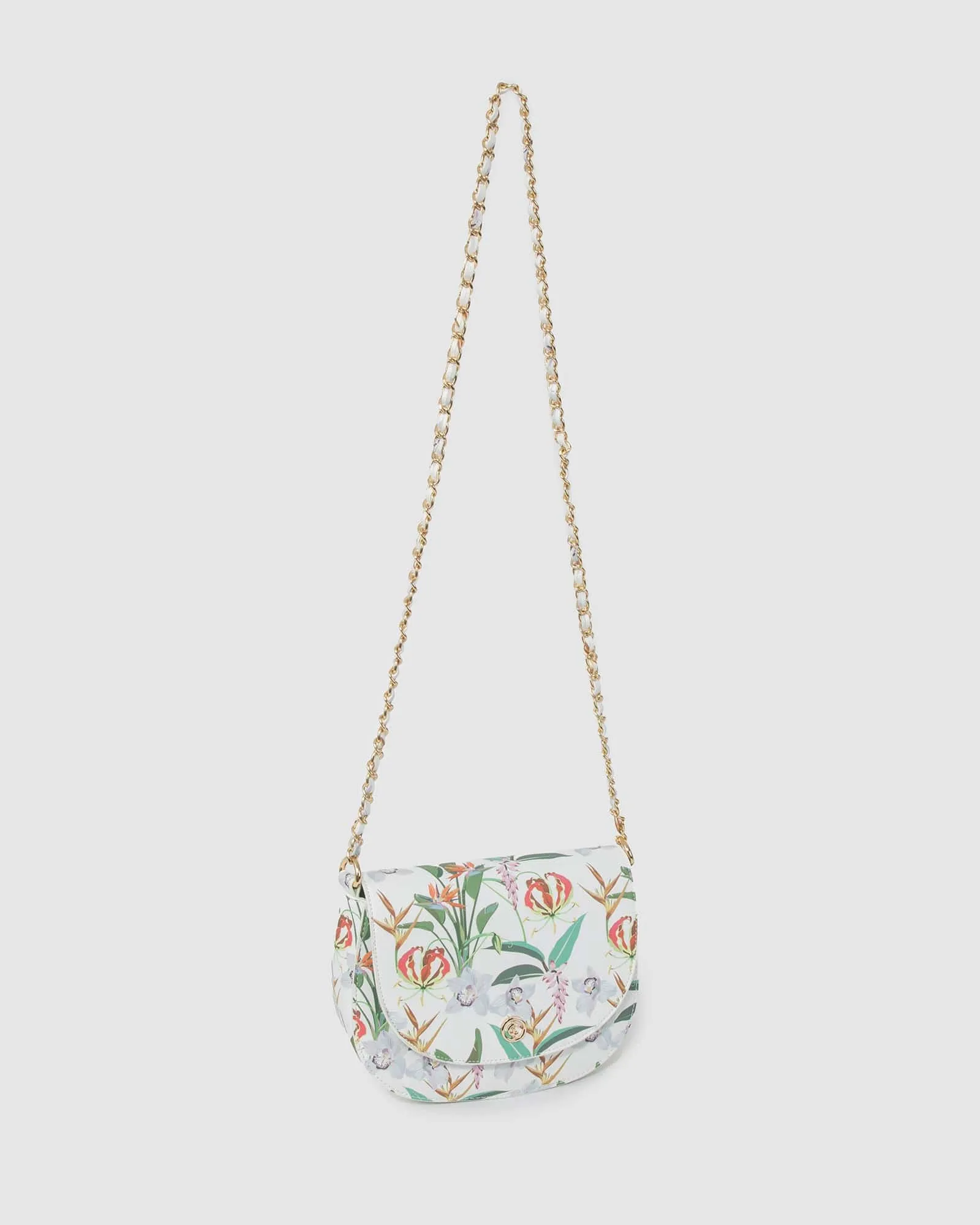 Floral Print Sadie Saddle Bag sold by Collete Hayman product image thumbnail 3
