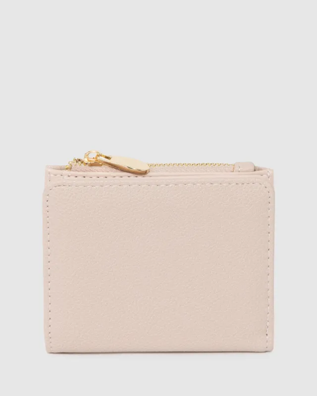 Taupe Han Mini Wallet sold by Collete Hayman