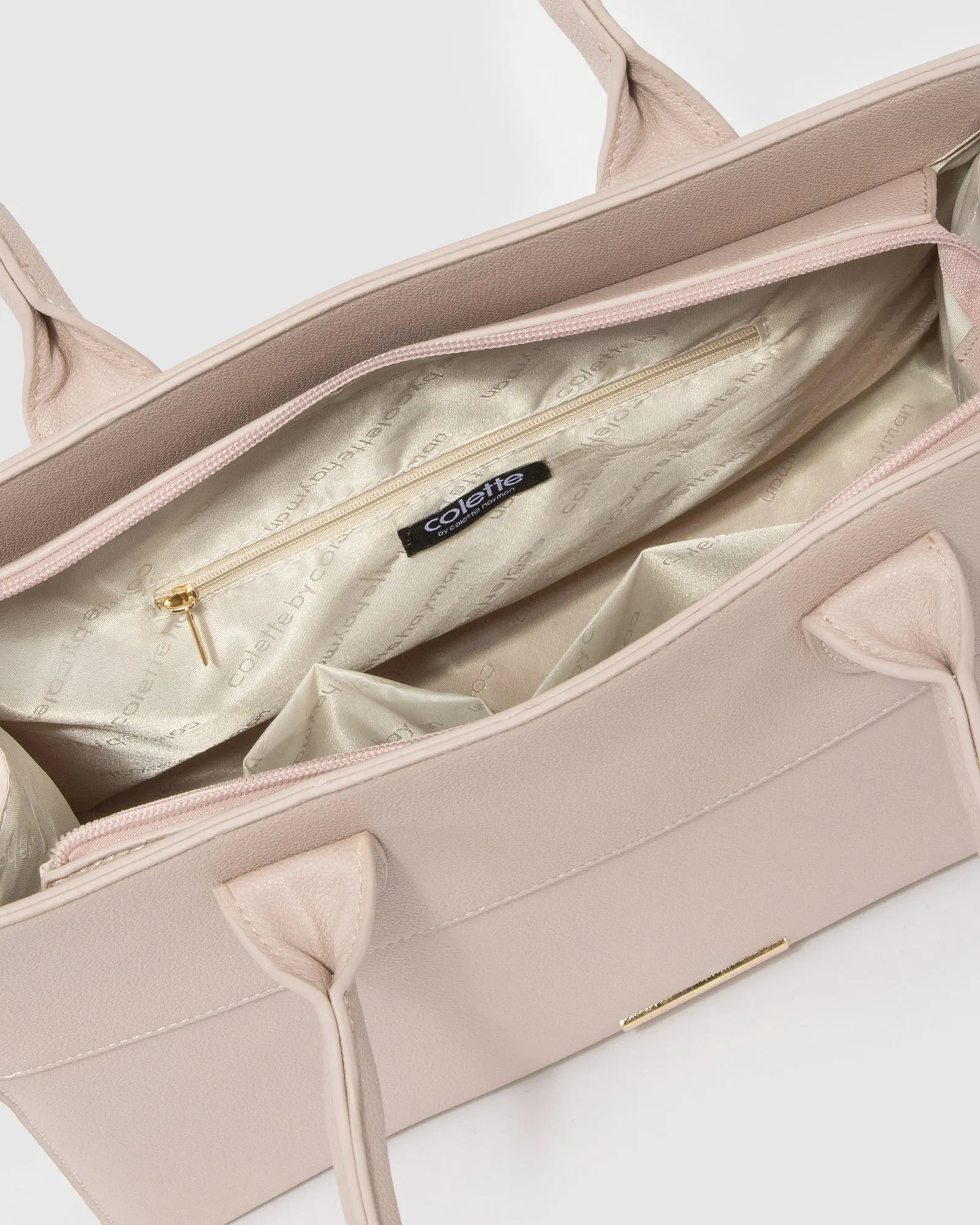 Taupe Tess Large Tote Bag sold by Collete Hayman product image thumbnail 5