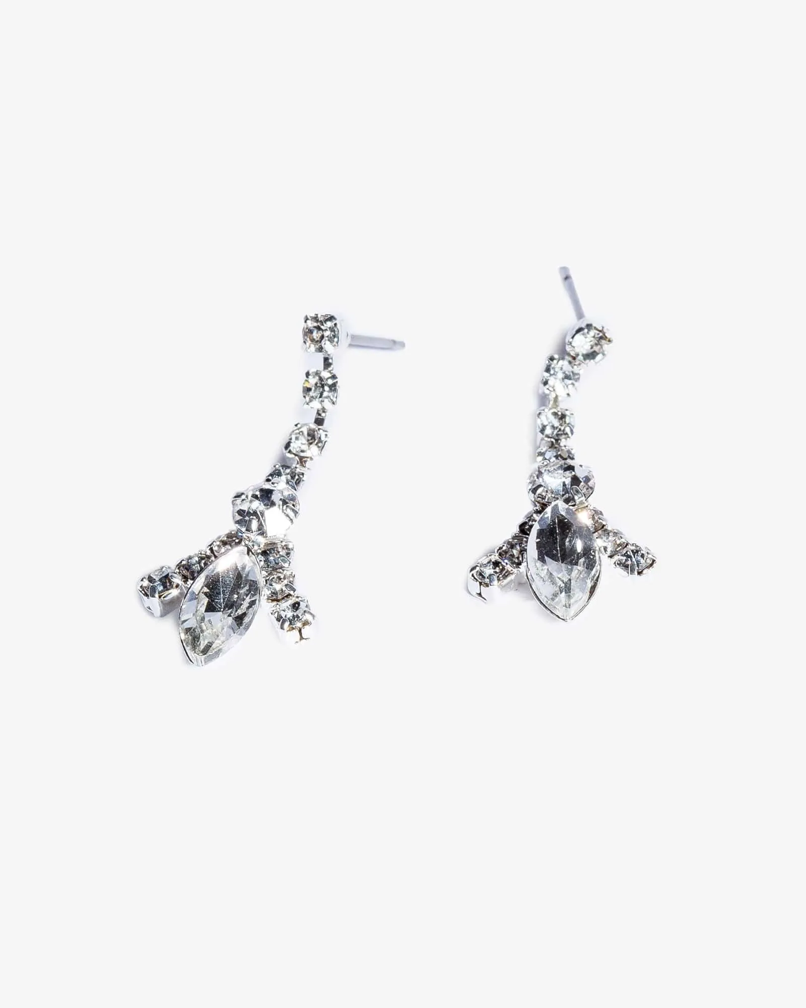 Crystal Fine Cup Chain Drop Earrings sold by Collete Hayman