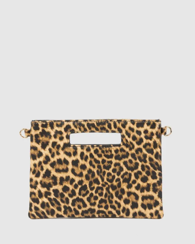Print Esme Chain Clutch Bag sold by Collete Hayman