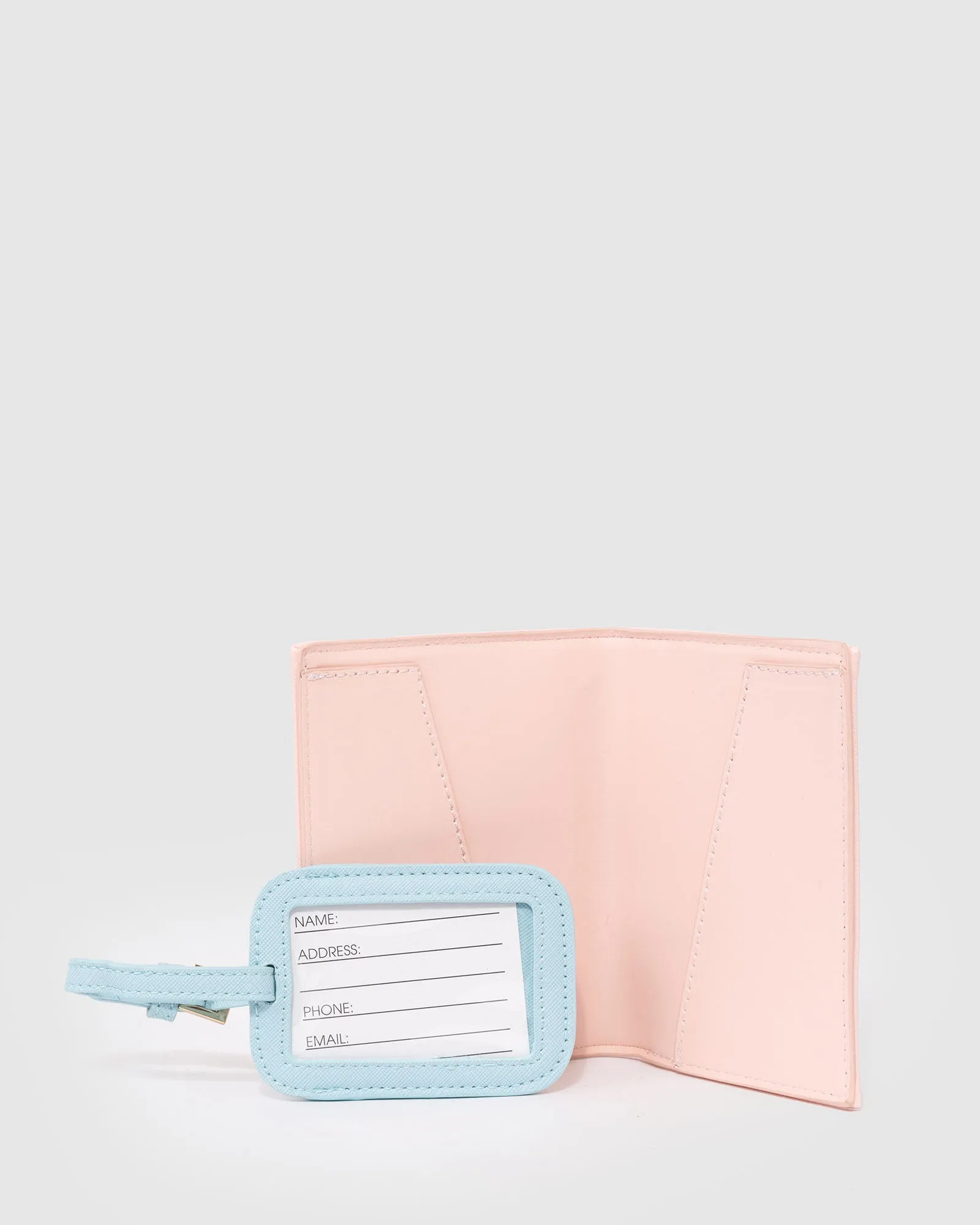 Pink & Blue Two Piece Travel Set sold by Collete Hayman product image thumbnail 2