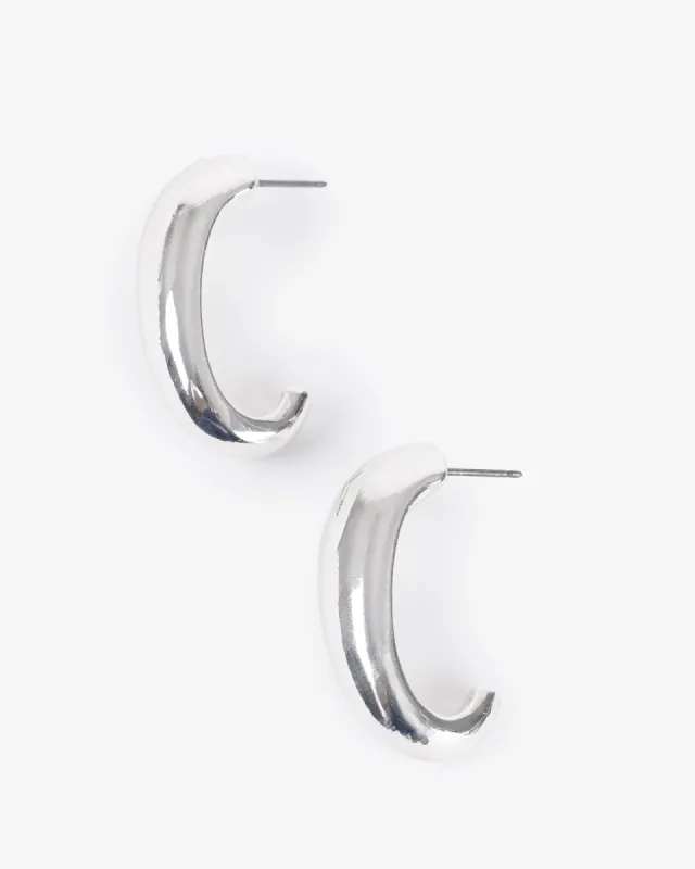 Silver Bubble Hoop Earrings sold by Collete Hayman