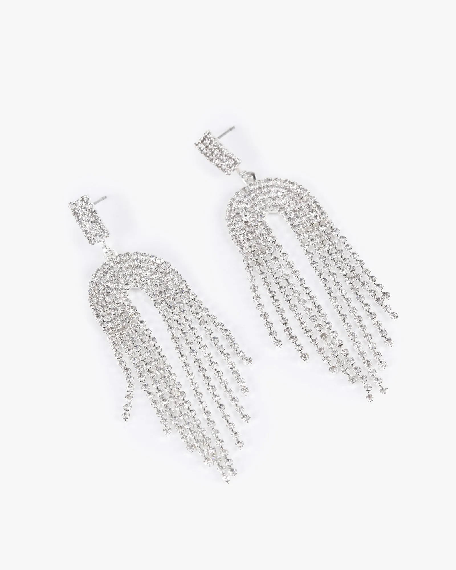 Crystal Arch Tassel Earrings sold by Collete Hayman product image thumbnail 2