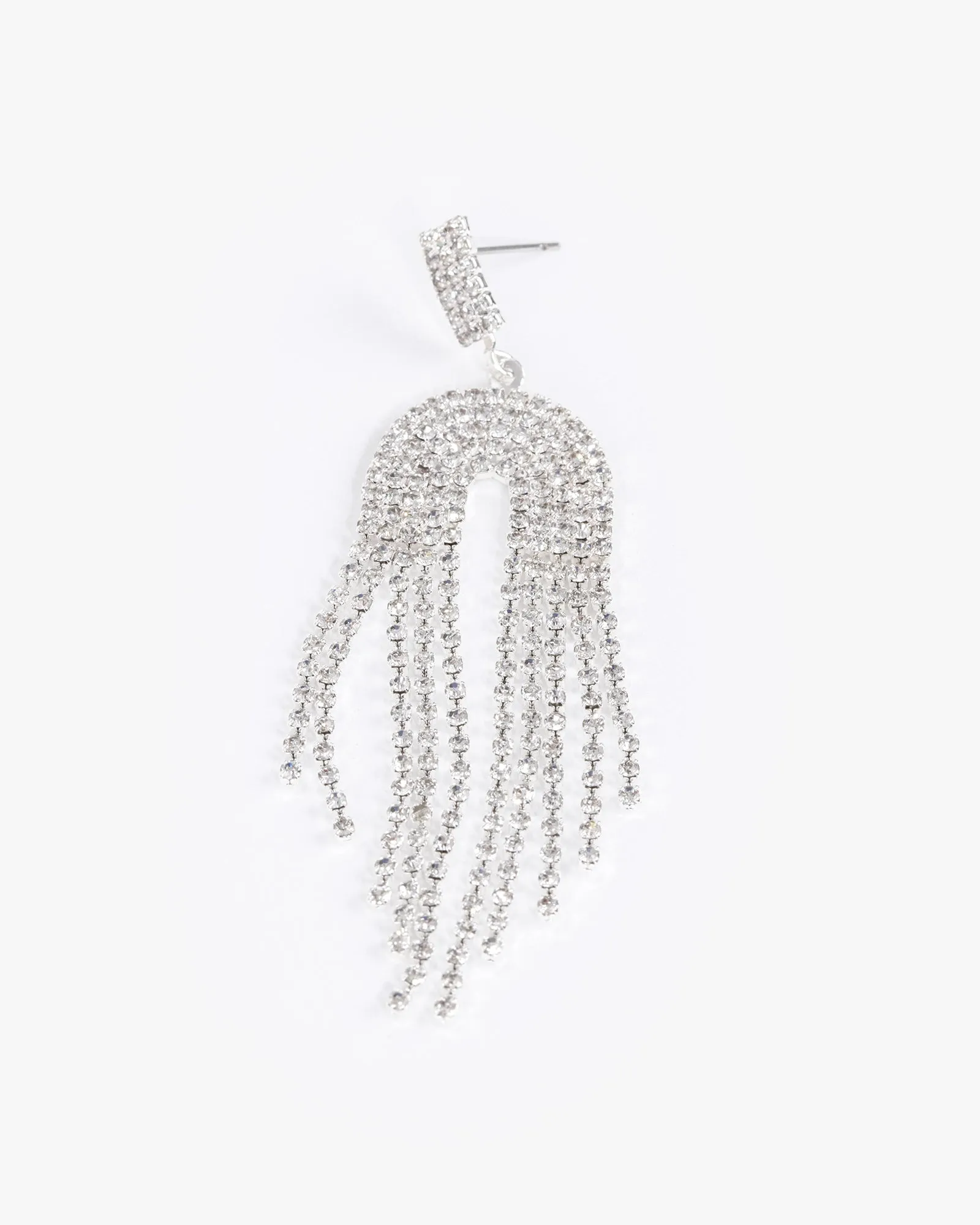 Crystal Arch Tassel Earrings sold by Collete Hayman product image thumbnail 3