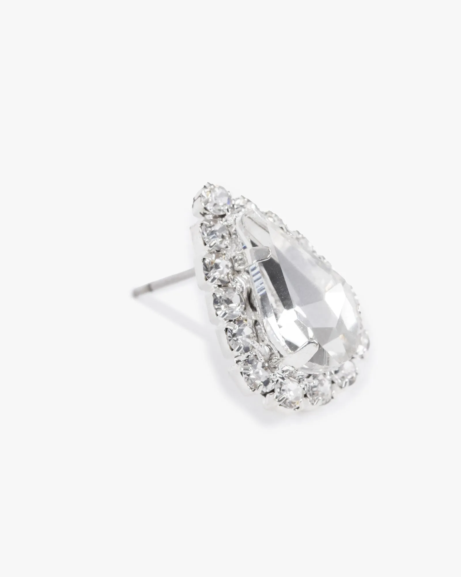 Crystal Pear Stud Earrings sold by Collete Hayman product image thumbnail 2