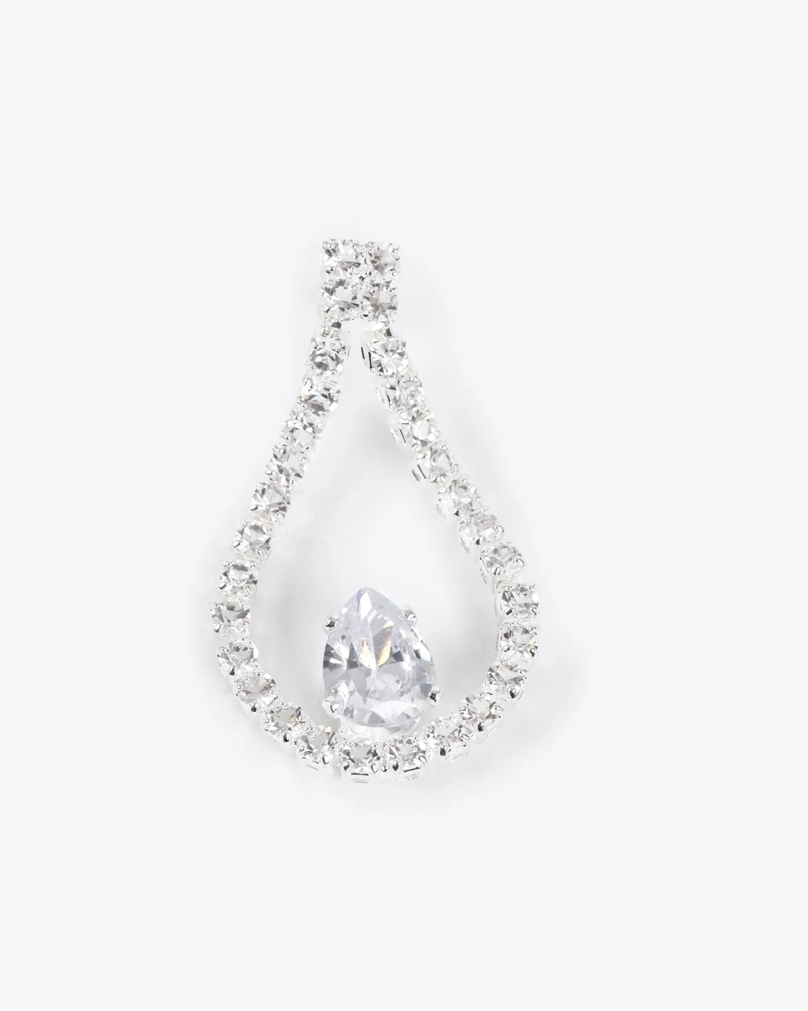 Crystal Looped Drop Earrings sold by Collete Hayman product image thumbnail 3