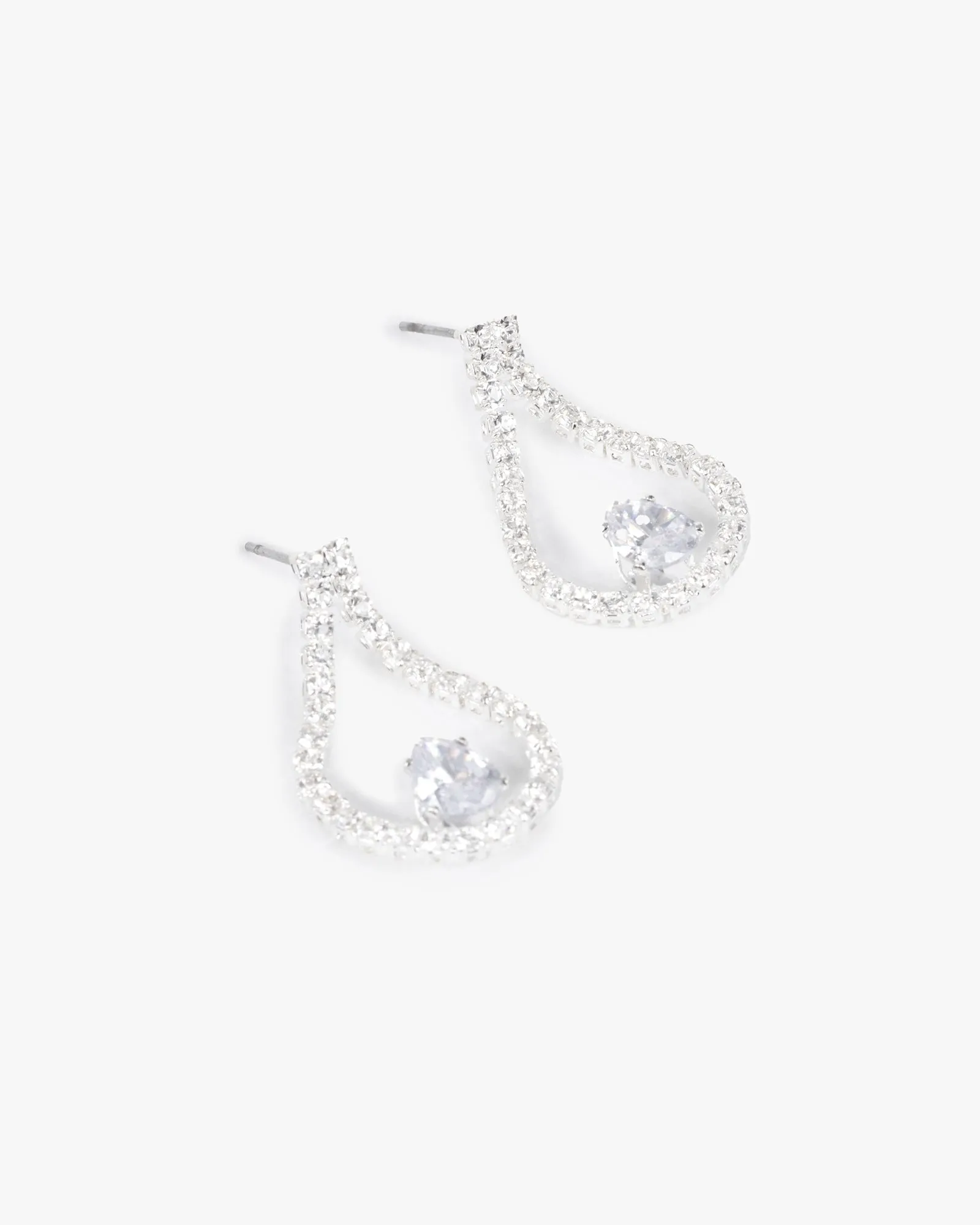 Crystal Looped Drop Earrings sold by Collete Hayman