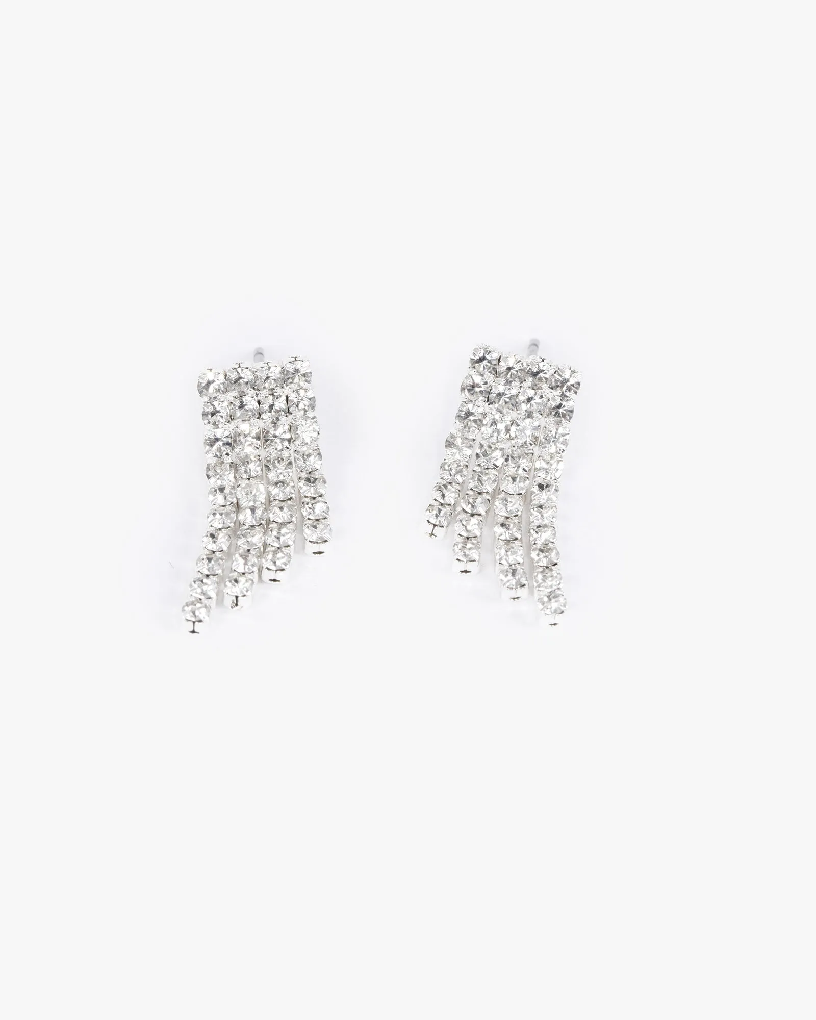 Crystal Mini Tassel Drop Earrings sold by Collete Hayman