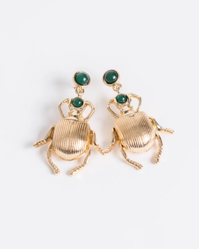 Beetle Drop Earrings sold by Collete Hayman