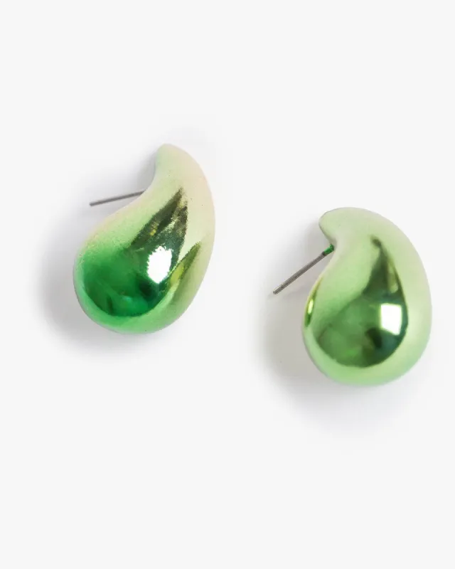 Green Ombre Tear Drop Earrings sold by Collete Hayman