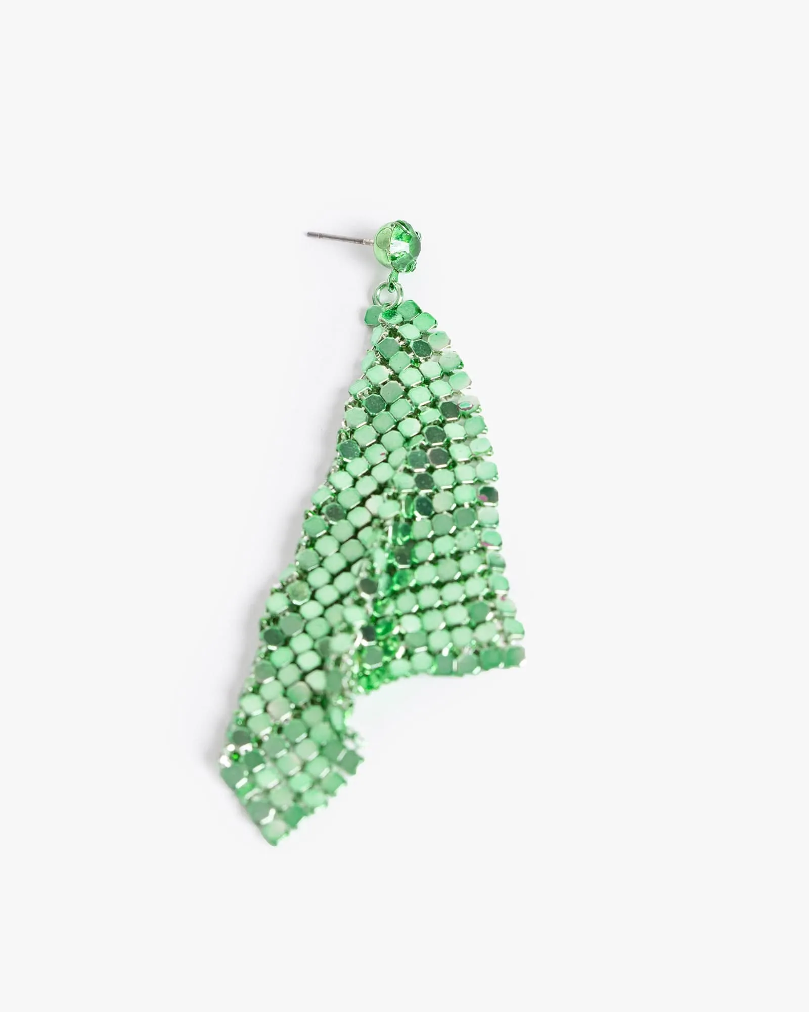Green Mesh Drop Earrings sold by Collete Hayman product image thumbnail 4