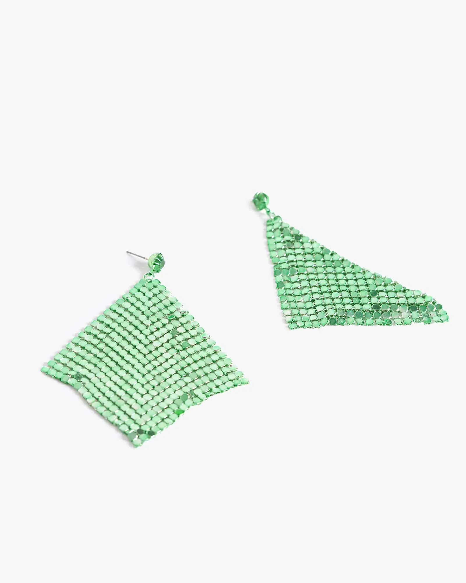 Green Mesh Drop Earrings sold by Collete Hayman product image thumbnail 2