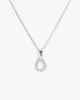 Silver Cubic Zirconia Tear Drop Necklace sold by Collete Hayman