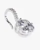 Silver Cubic Zirconia Rectangle Hook Earrings sold by Collete Hayman