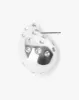 Silver Crystal Tear Drop Stud Earrings sold by Collete Hayman