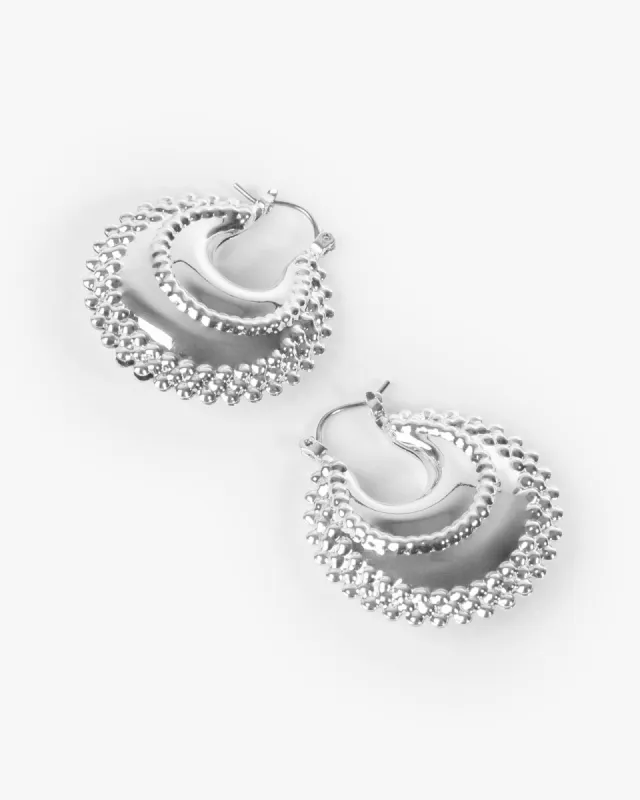 Silver Festival Hoop Earrings sold by Collete Hayman