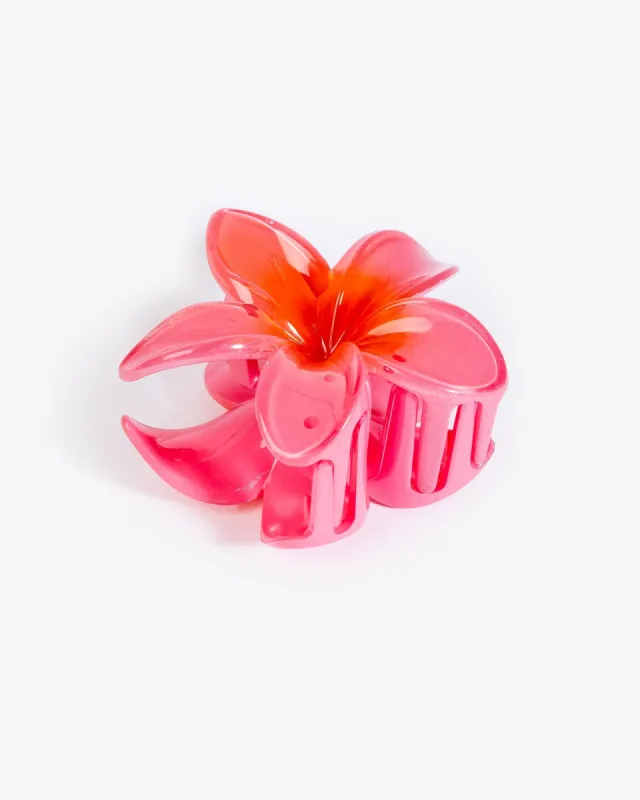 Pink Frangipani Claw Clip sold by Collete Hayman