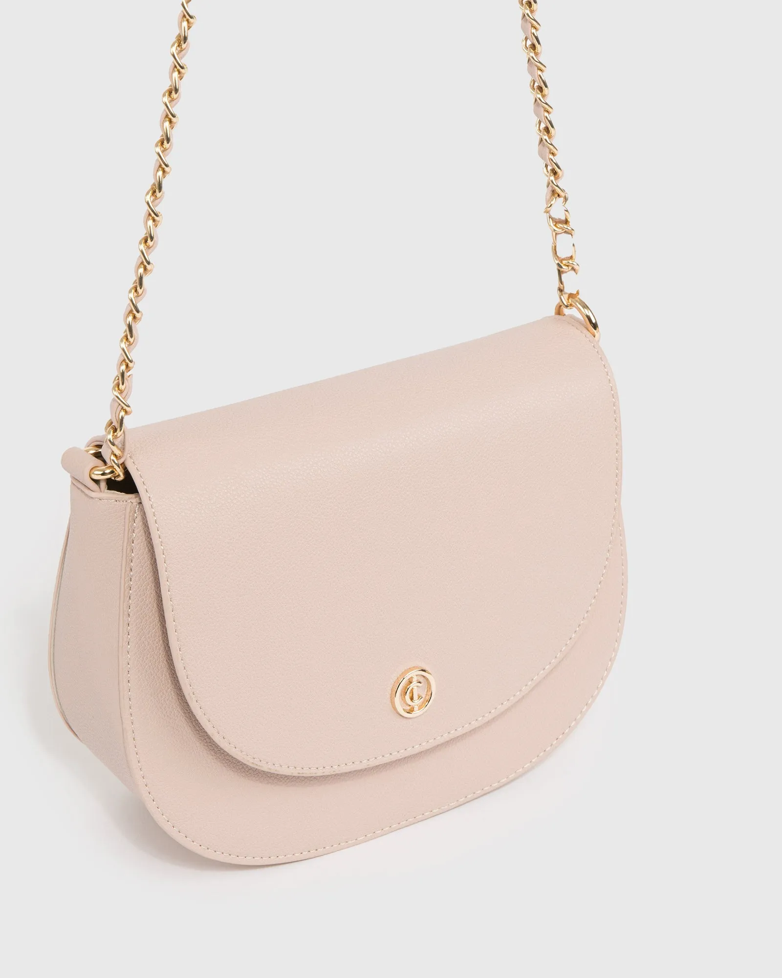 Taupe Sadie Saddle Bag sold by Collete Hayman product image thumbnail 2