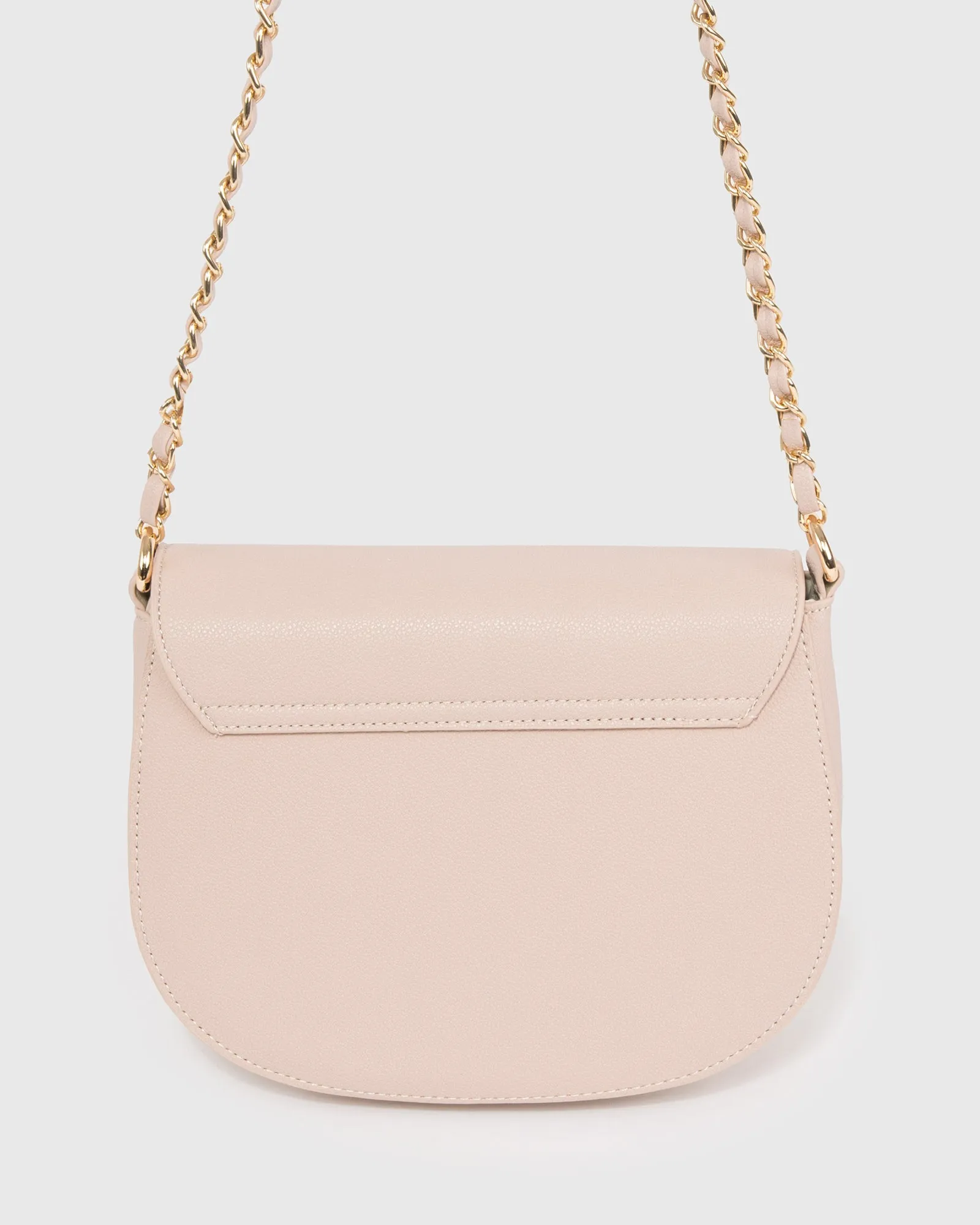 Taupe Sadie Saddle Bag sold by Collete Hayman product image thumbnail 5