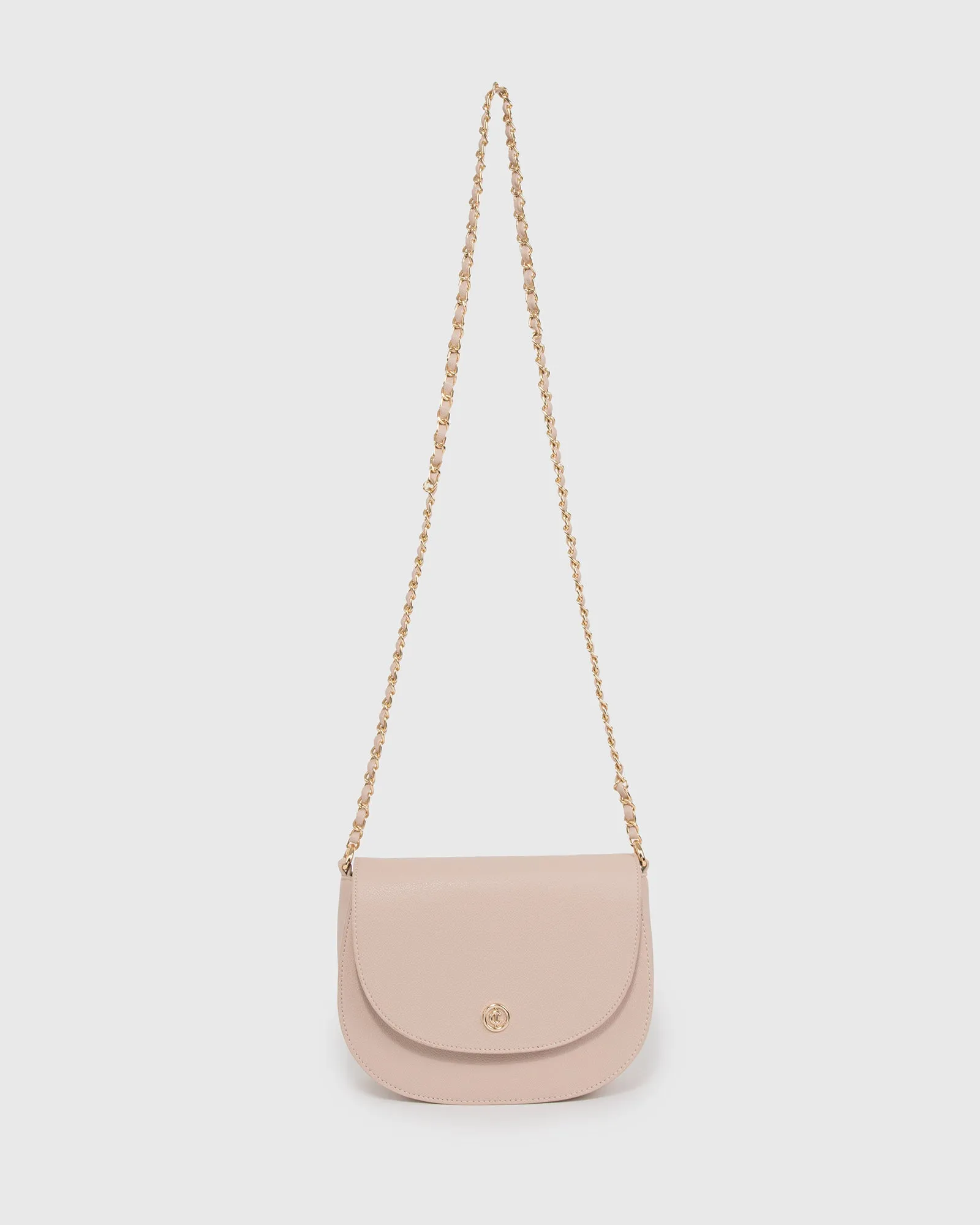 Taupe Sadie Saddle Bag sold by Collete Hayman product image thumbnail 3