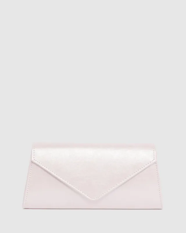Pink Paula Clutch Bag sold by Collete Hayman