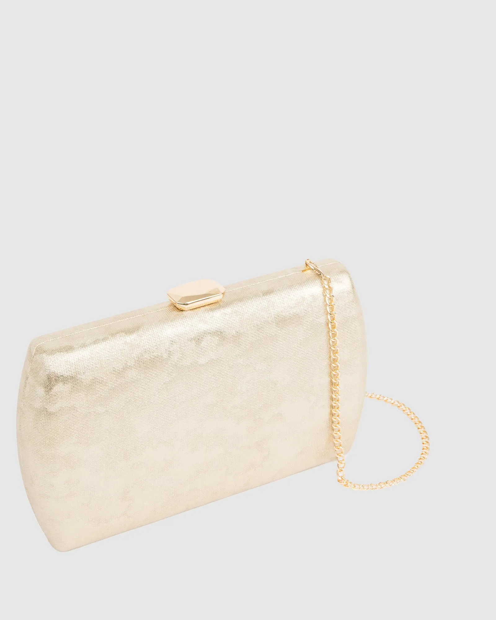 Gold Aliana Hardcase Clutch Bag sold by Collete Hayman product image thumbnail 2