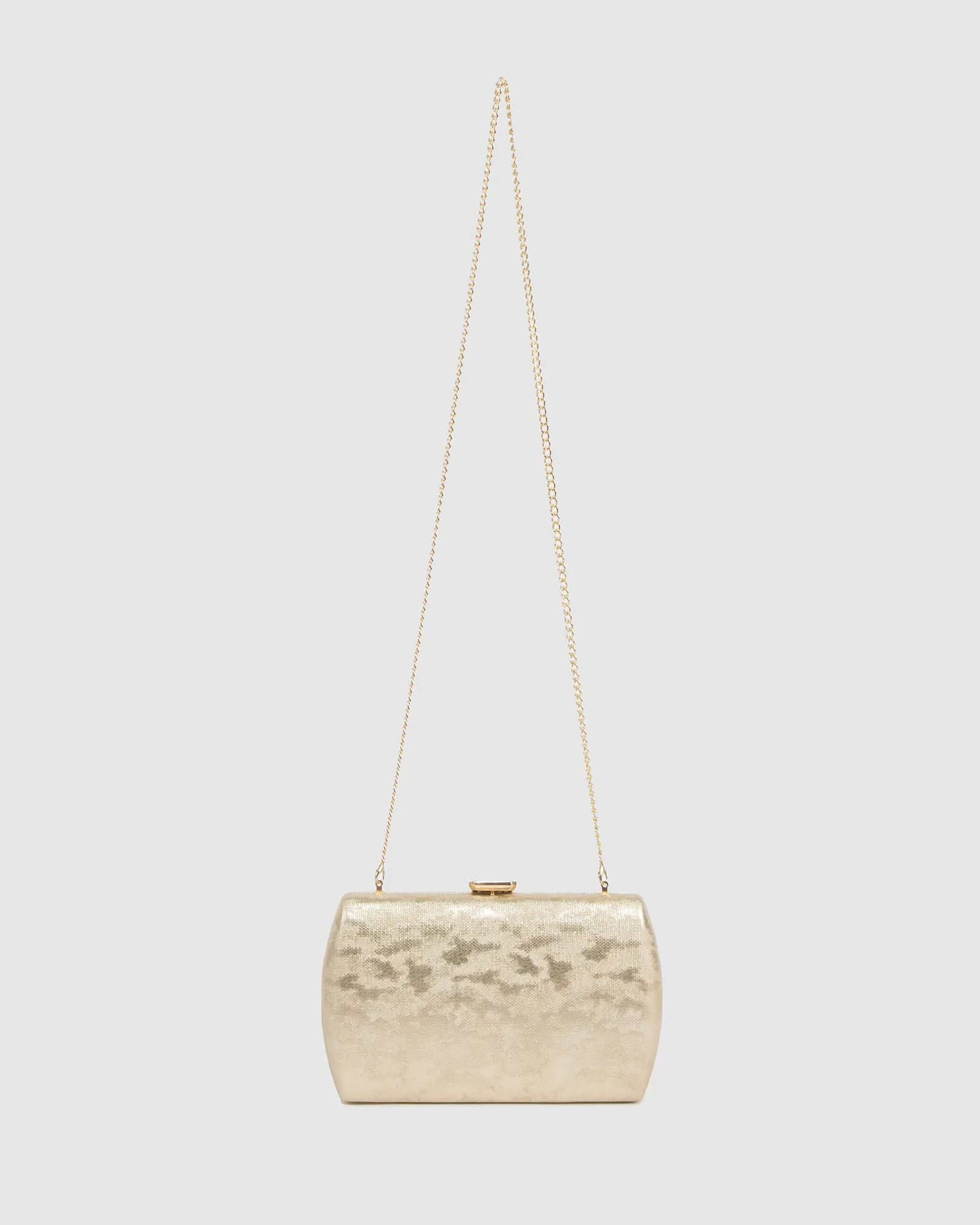 Gold Aliana Hardcase Clutch Bag sold by Collete Hayman product image thumbnail 3