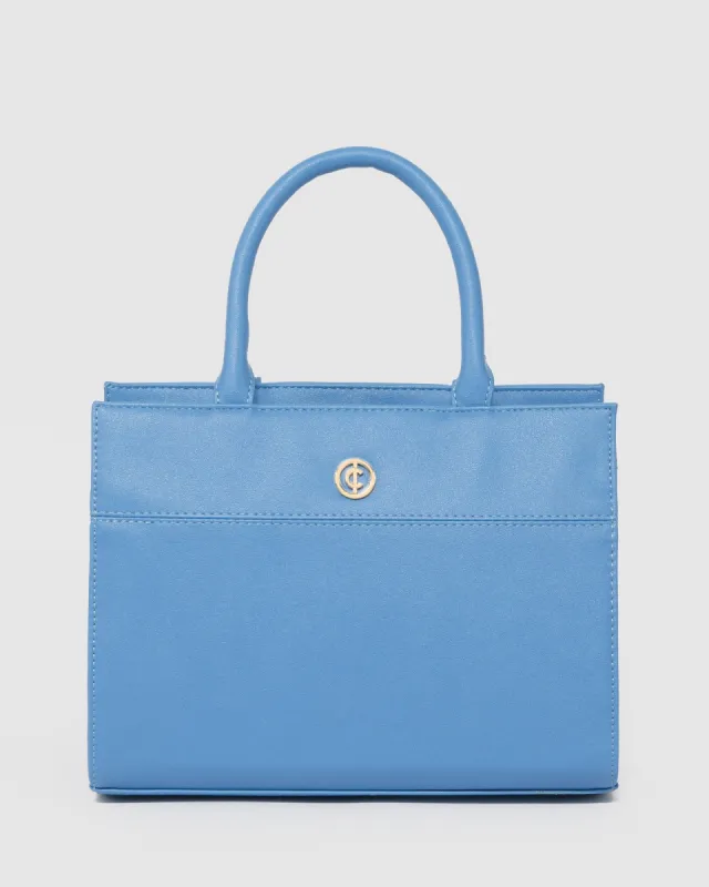 Blue Stef Mini Tote Bag sold by Collete Hayman