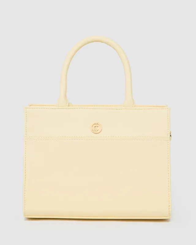 Yellow Stef Mini Tote Bag sold by Collete Hayman