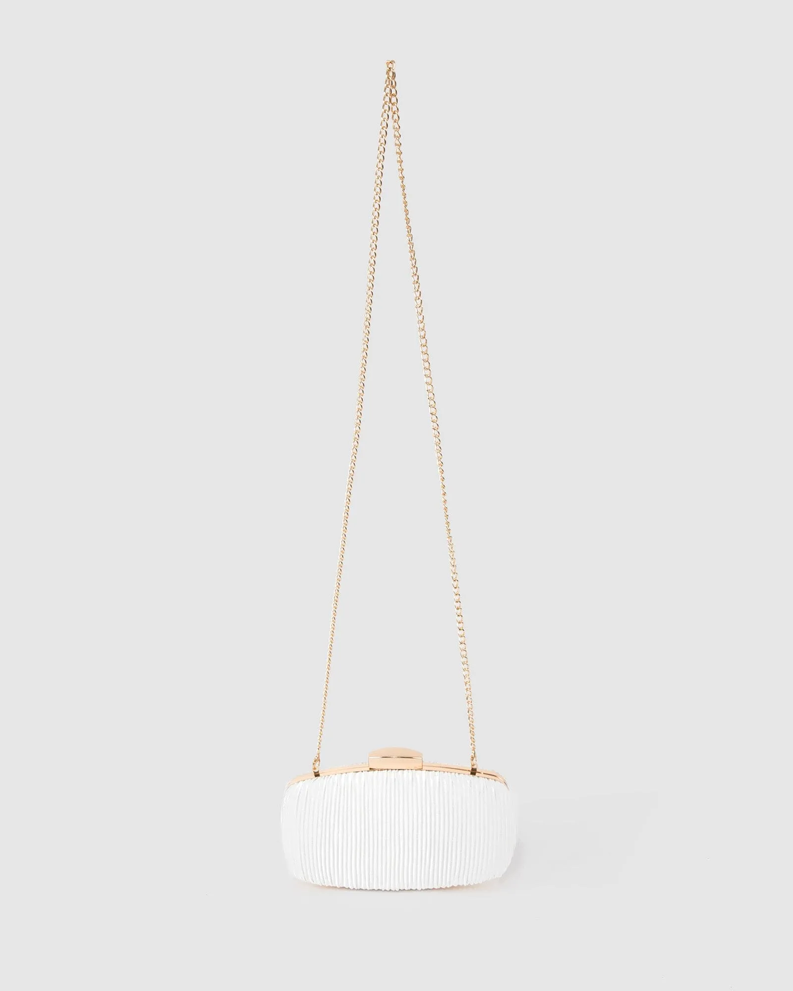 White Classic Hardcase Clutch Bag sold by Collete Hayman product image thumbnail 4