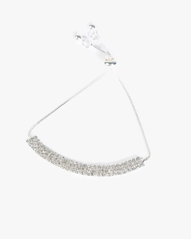 Crystal Detail Toggle Bracelet sold by Collete Hayman