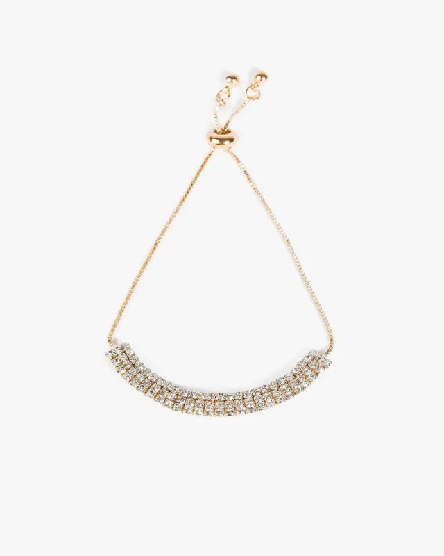 Crystal Detail Toggle Bracelet sold by Collete Hayman