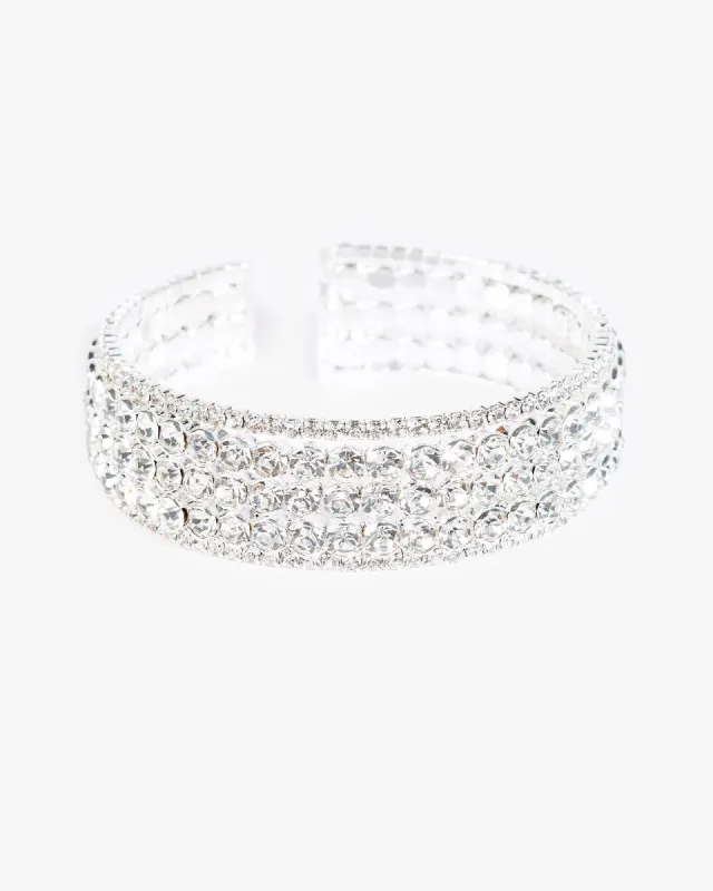 Crystal Cuff Bracelet made by Collete Hayman