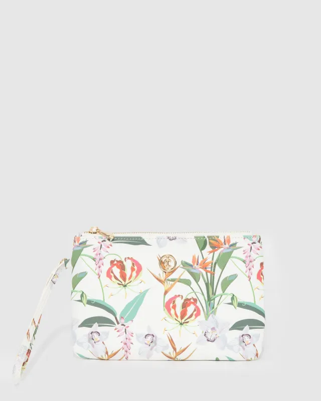 Floral Print Ellie Wristlet Purse sold by Collete Hayman