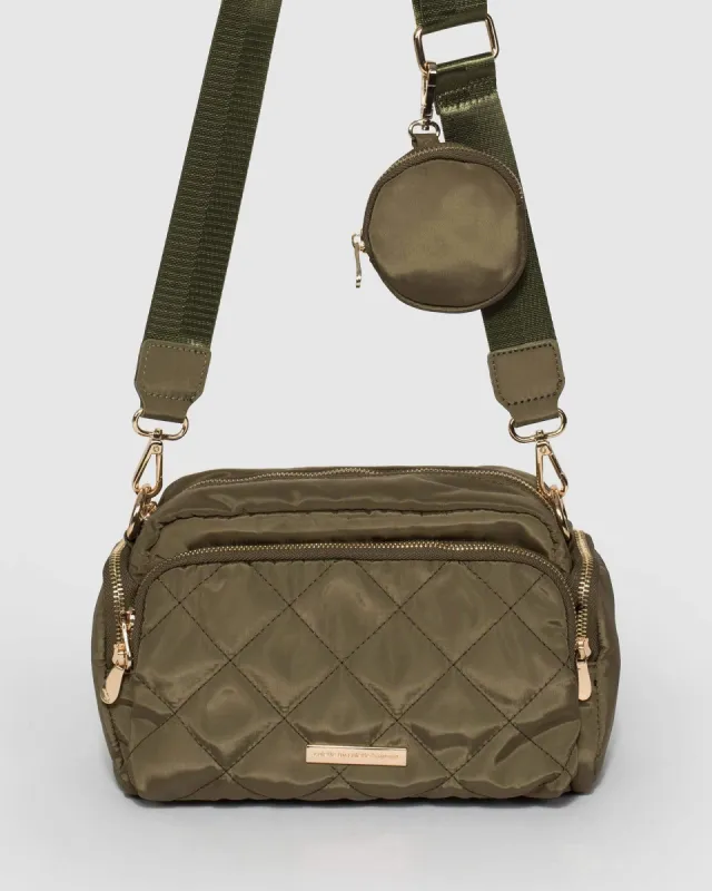 Green Harper Nylon Crossbody Bag sold by Collete Hayman