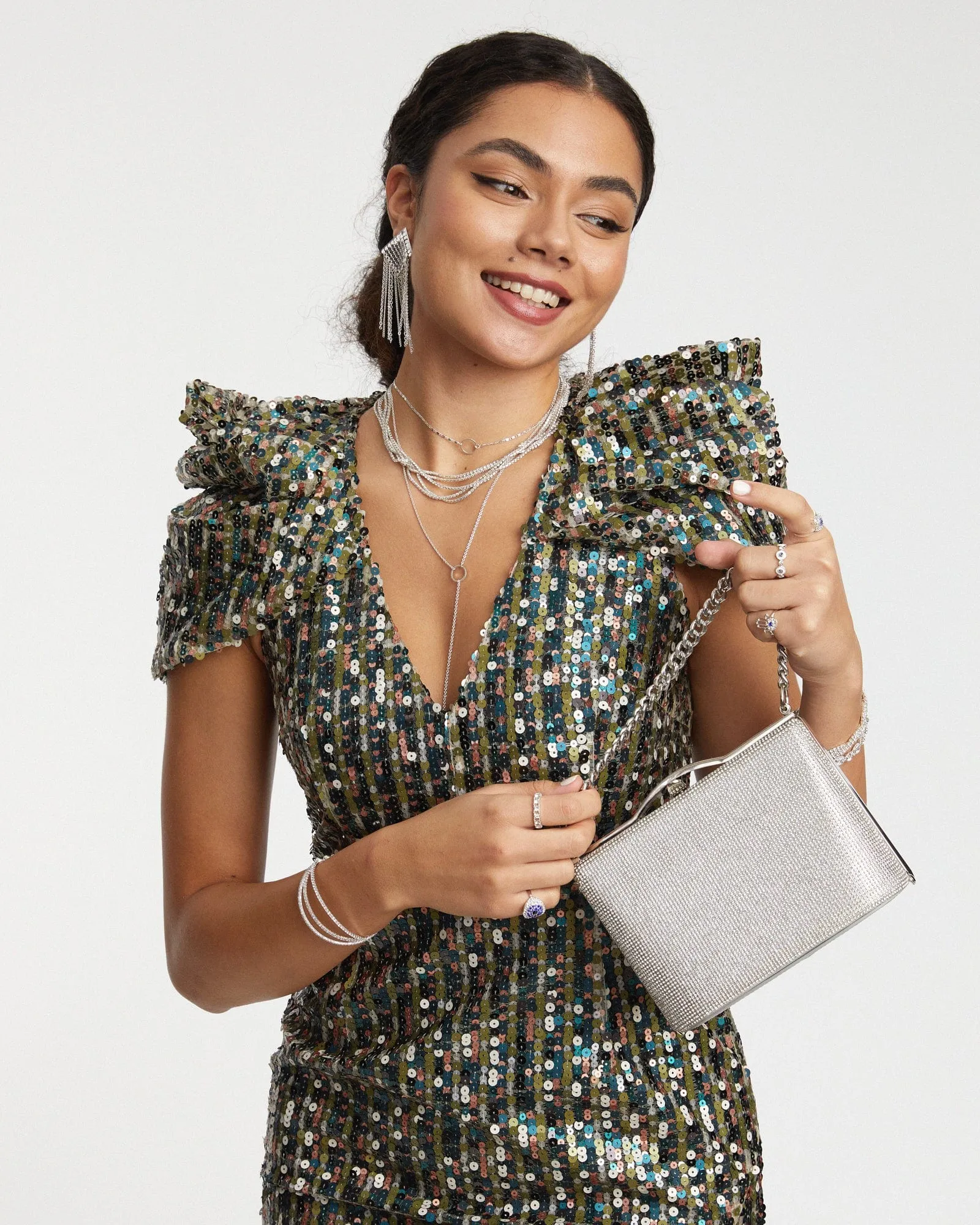 Silver Tullia Chain Bag sold by Collete Hayman product image thumbnail 2