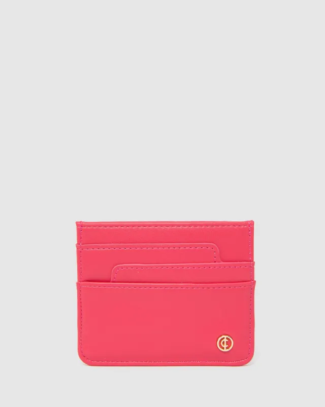 Pink Chiara Logo Card Purse sold by Collete Hayman