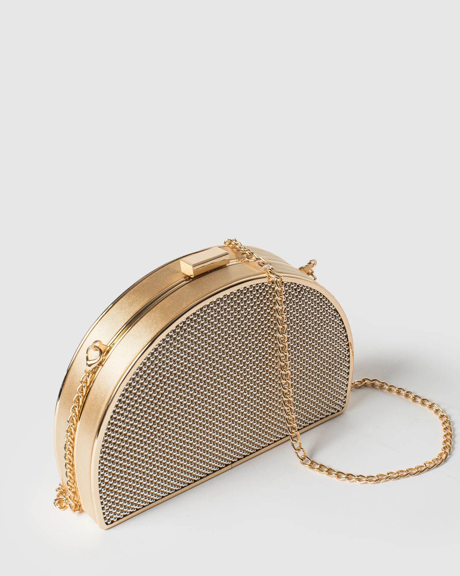 Gold Elena Bead Clutch Bag sold by Collete Hayman product image thumbnail 2