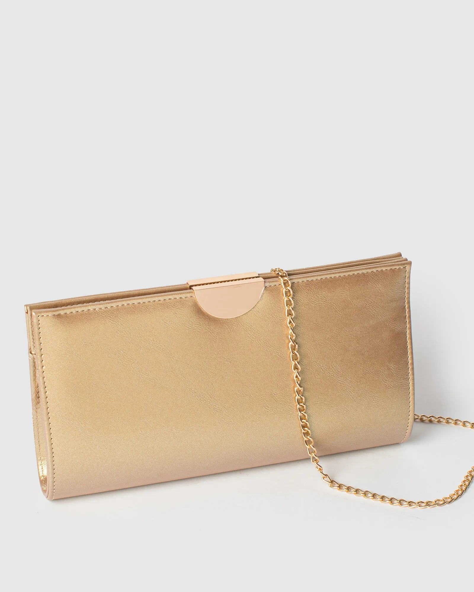 Gold Carlie Clutch Bag sold by Collete Hayman product image thumbnail 2