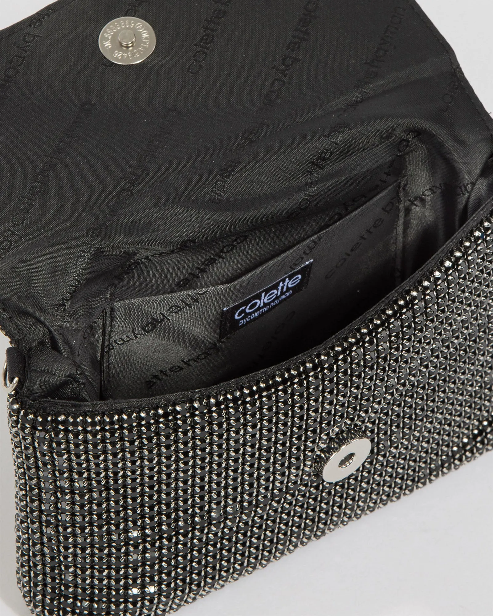 Black Jamila Disc Clutch Bag sold by Collete Hayman product image thumbnail 5