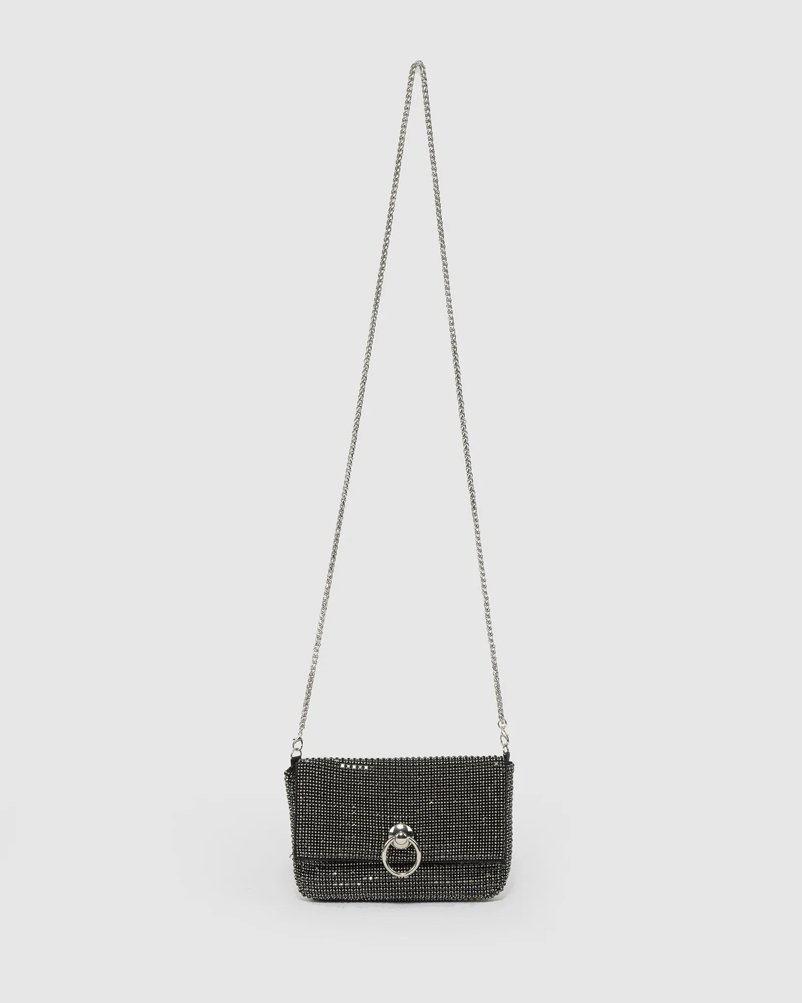 Black Jamila Disc Clutch Bag sold by Collete Hayman product image thumbnail 3