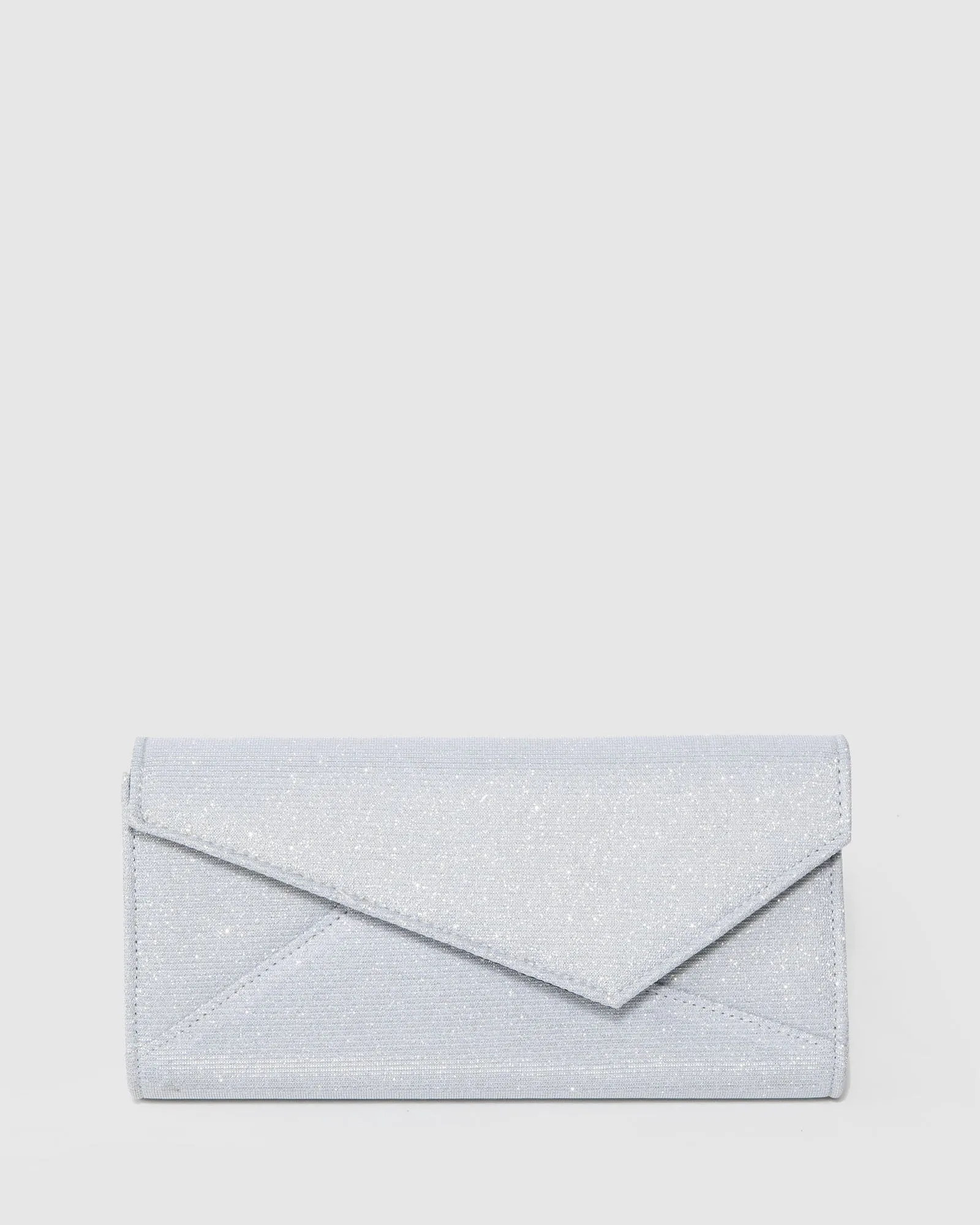 Silver Maribel Clutch Bag sold by Collete Hayman