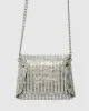 Silver Crystal Sammy Micro Bag sold by Collete Hayman