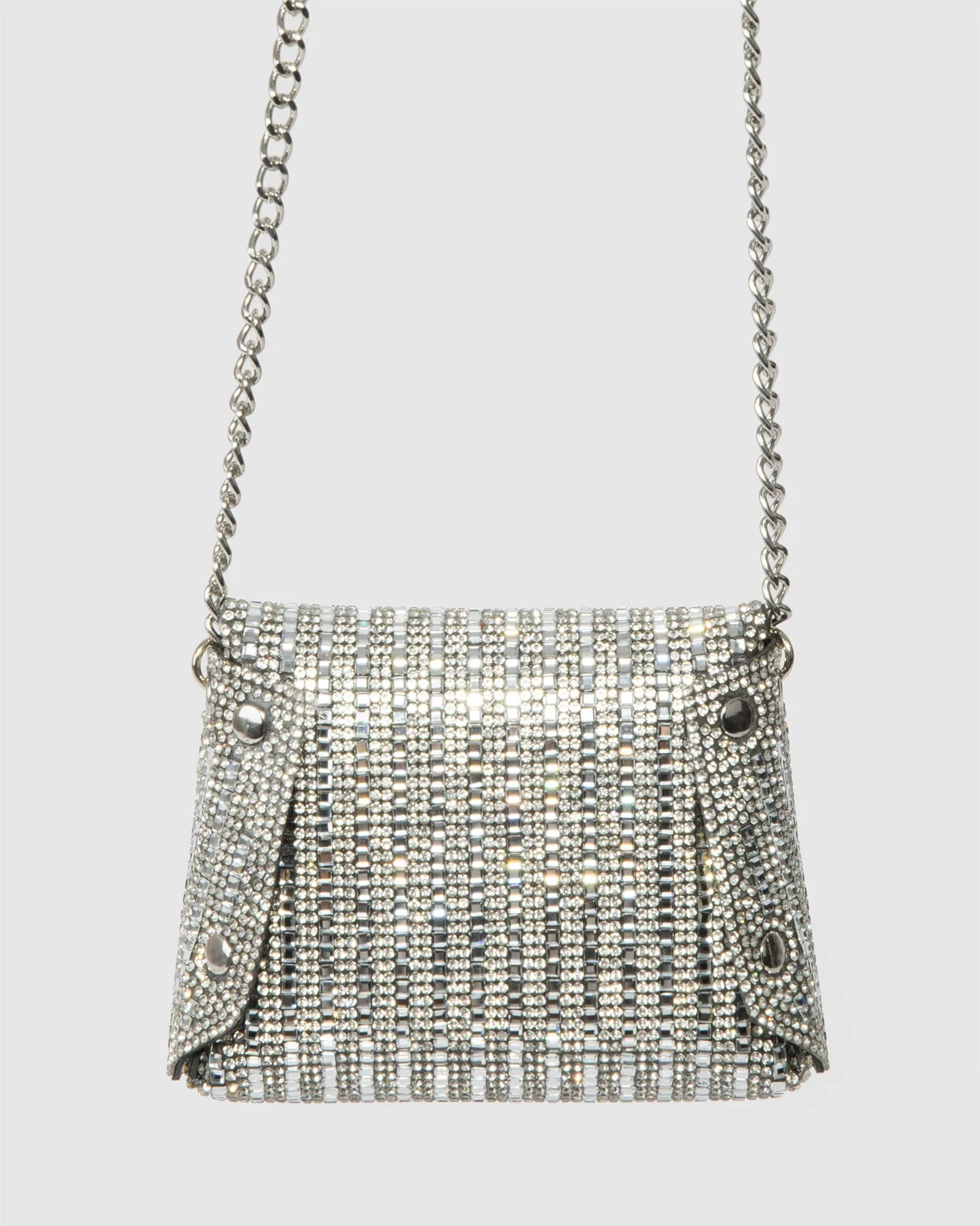 Silver Crystal Sammy Micro Bag sold by Collete Hayman product image thumbnail 4
