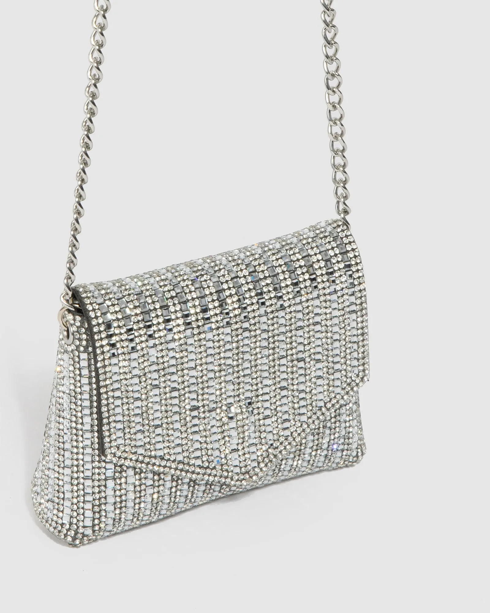 Silver Crystal Sammy Micro Bag sold by Collete Hayman product image thumbnail 2