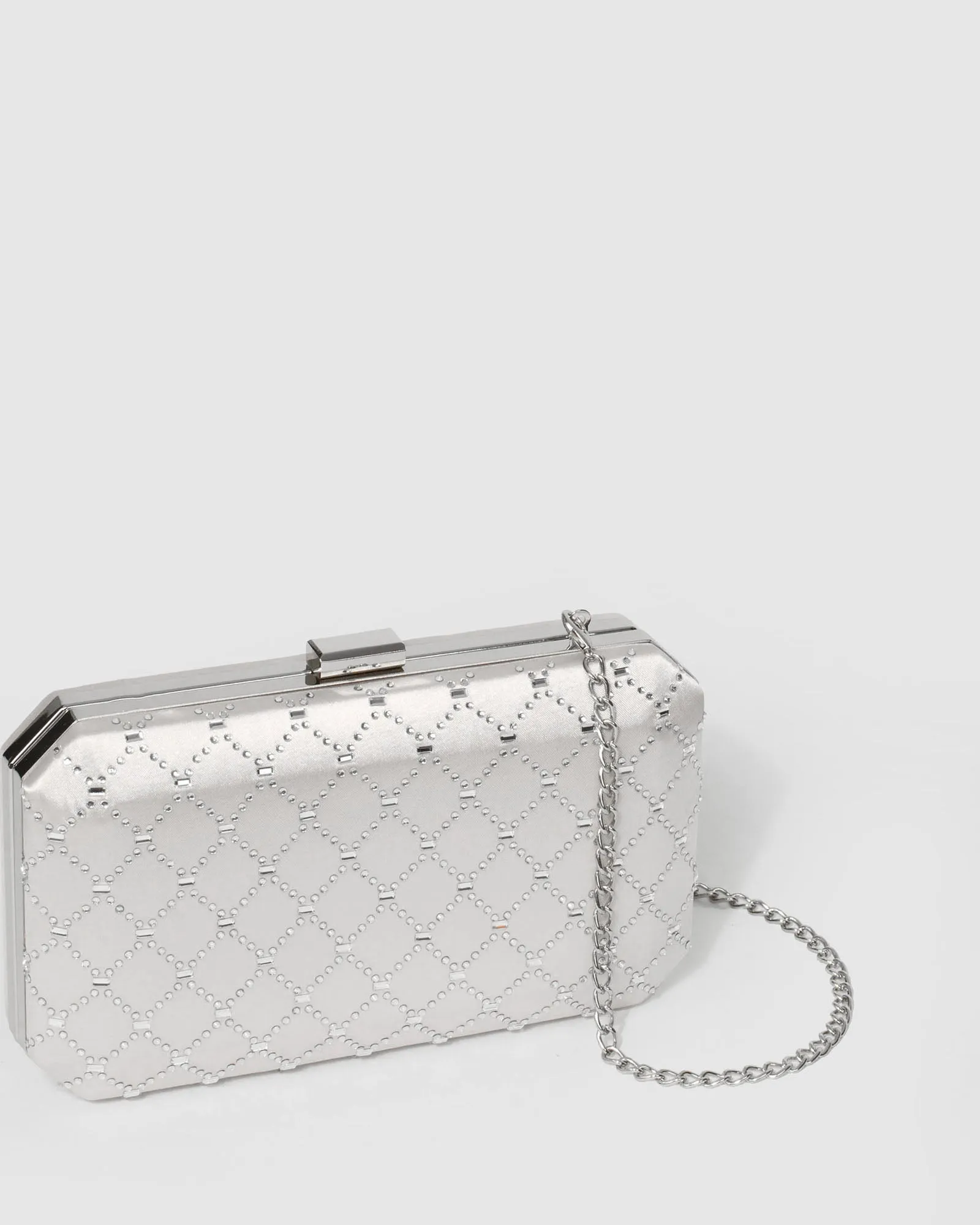 Silver Cosette Hardcase Clutch Bag sold by Collete Hayman product image thumbnail 2