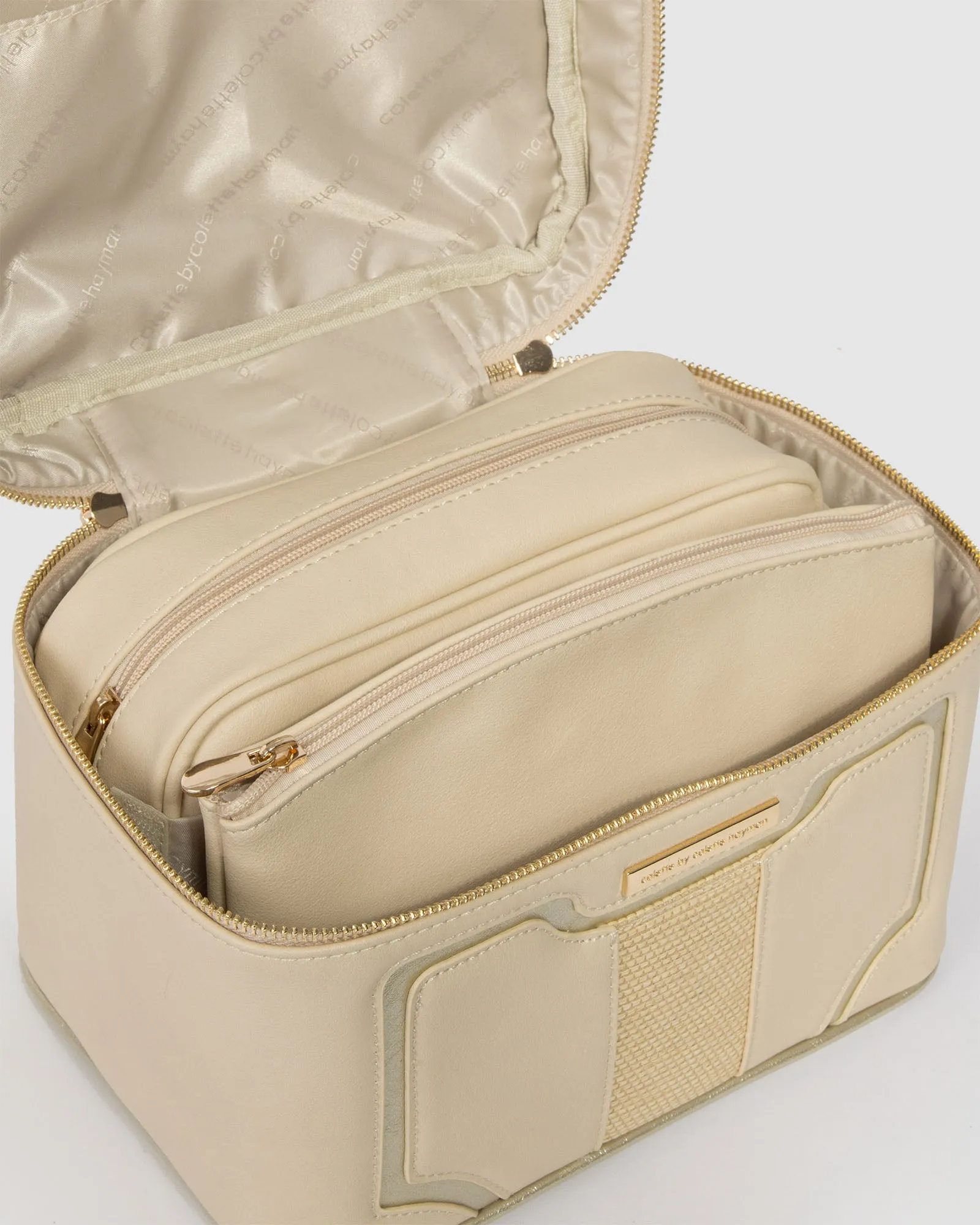 Natural Weave Panel Cosmetic Case Pack sold by Collete Hayman product image thumbnail 3